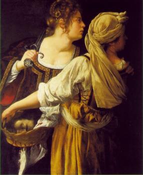 Artemisia Gentileschi : Judith and her Maidservant